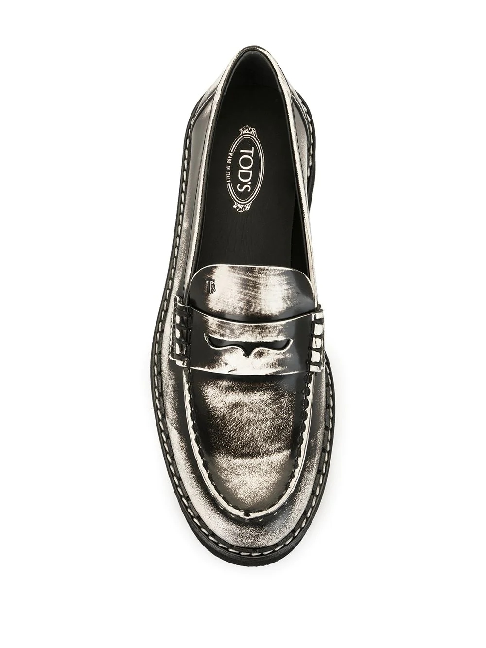 Kate metallic platform loafers - 4