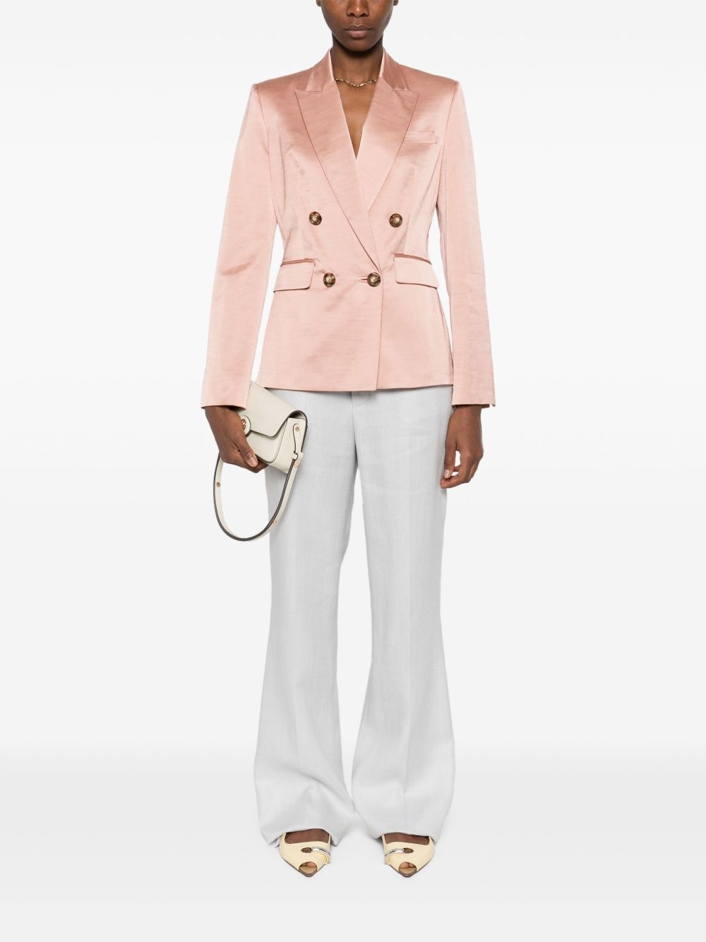 satin blazer - 2