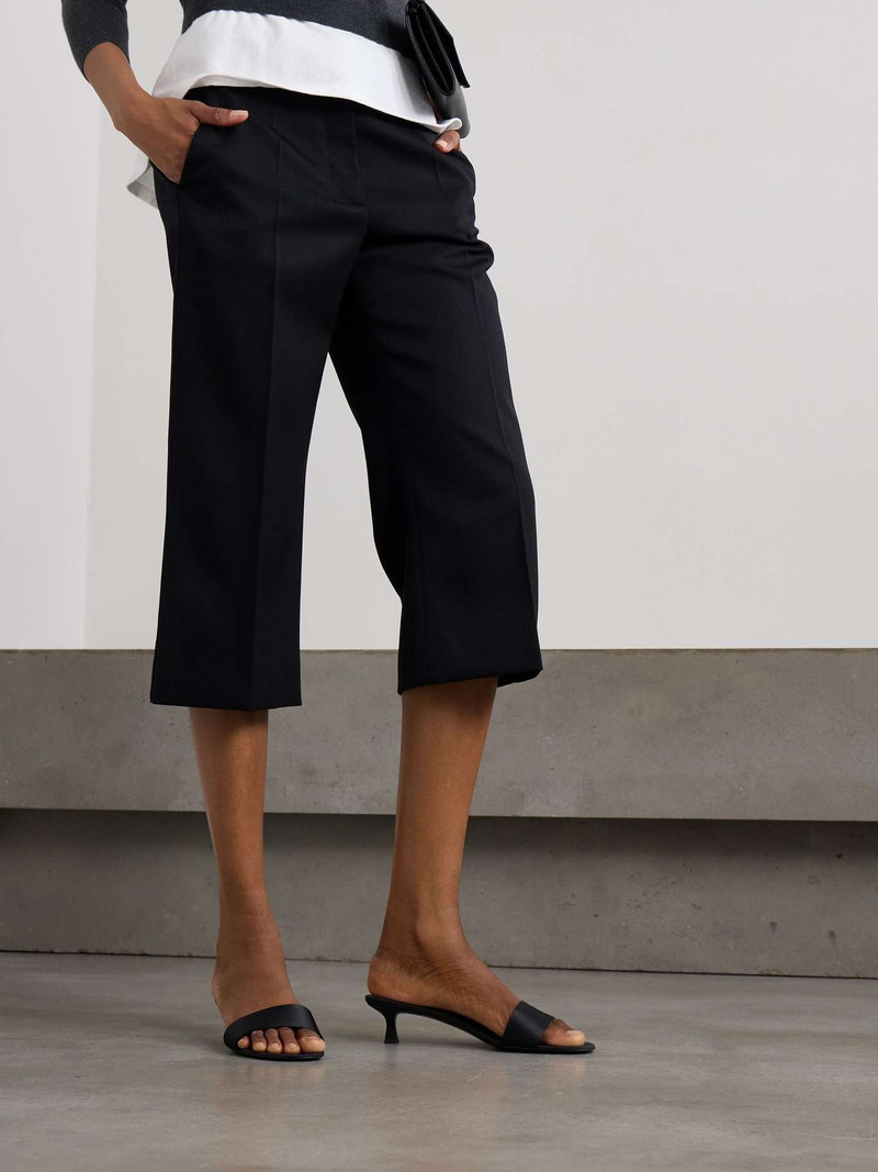 The Row Combo satin mules outlook