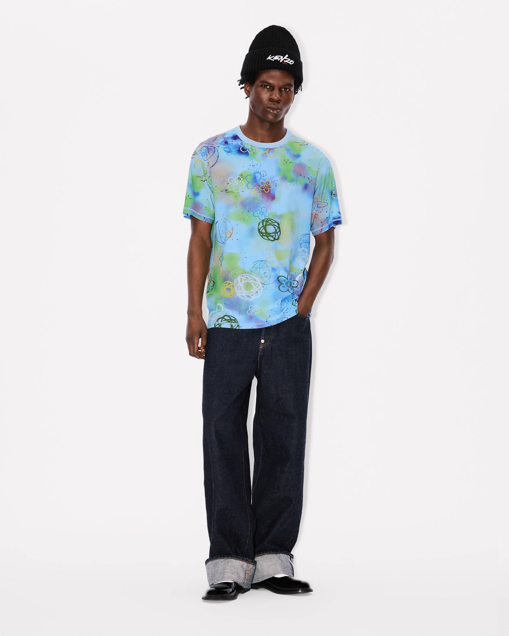 'Kenzo x Futura 2000' reversible T-shirt in cotton - 11