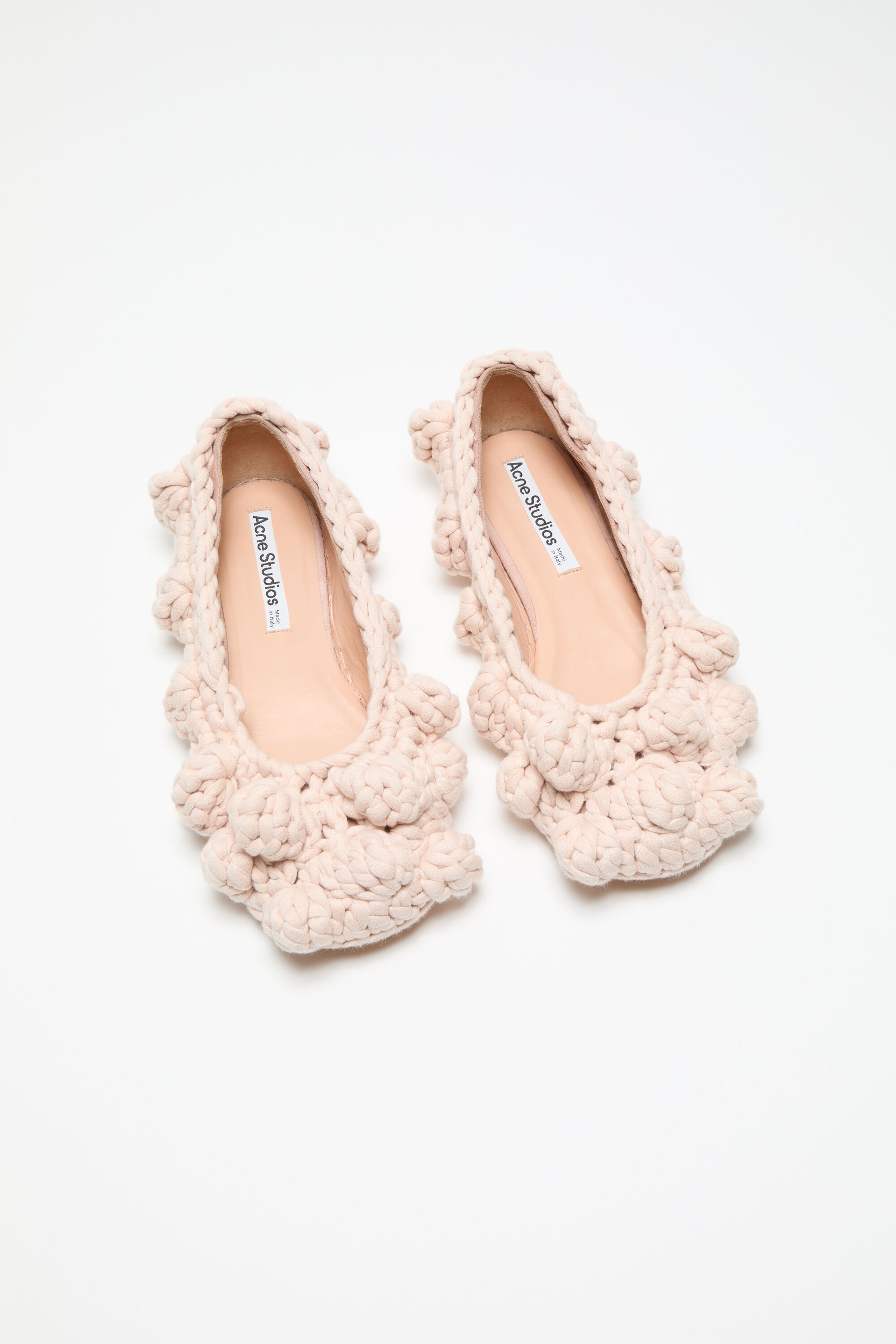 Knit ballet flat - Pink - 3