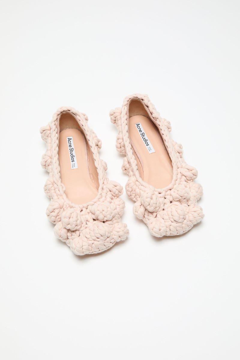 Knit ballet flat - Pink 3