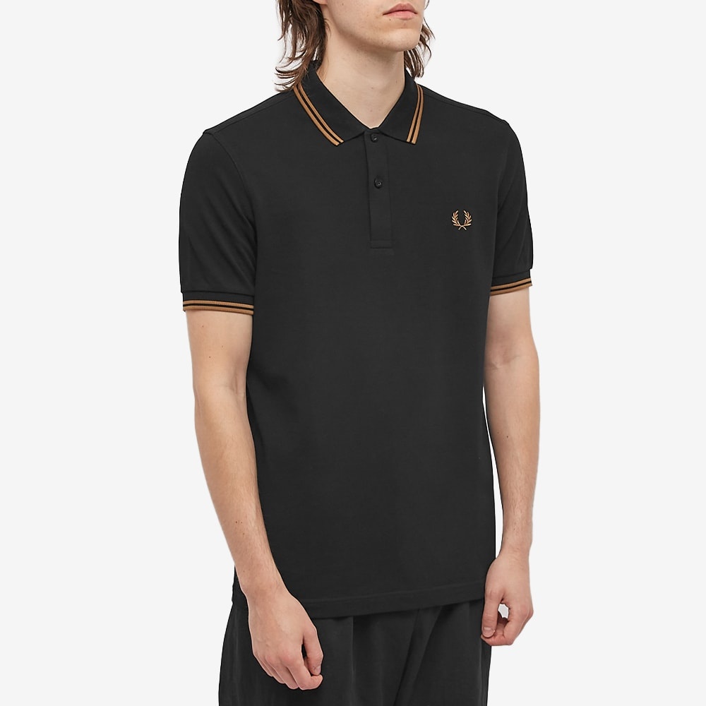 Fred Perry Slim Fit Twin Tipped Polo - 2