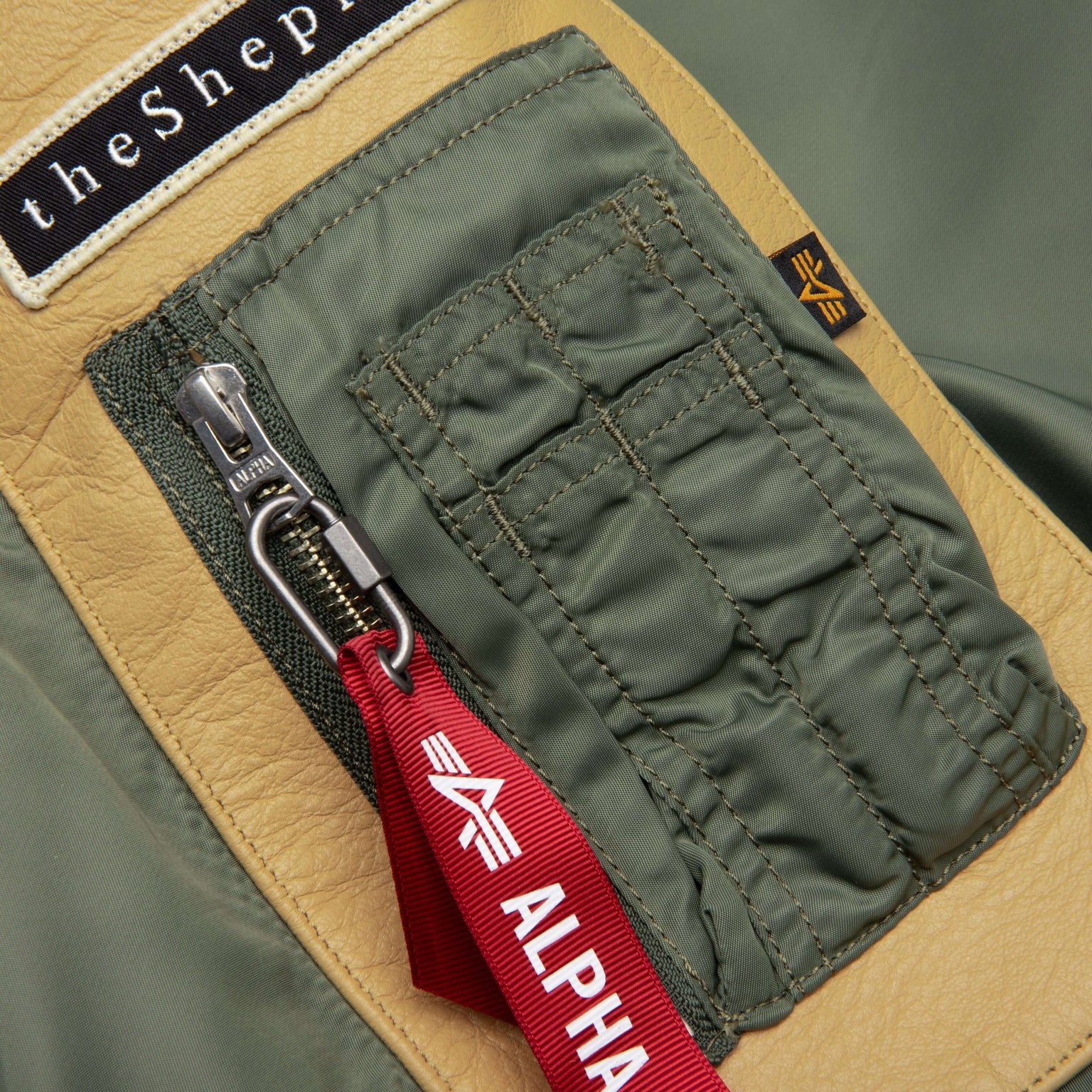 UNDERCOVER X ALPHA INDUSTRIES X FRAGMENT BOMBER JACKET - KHAKI - 3