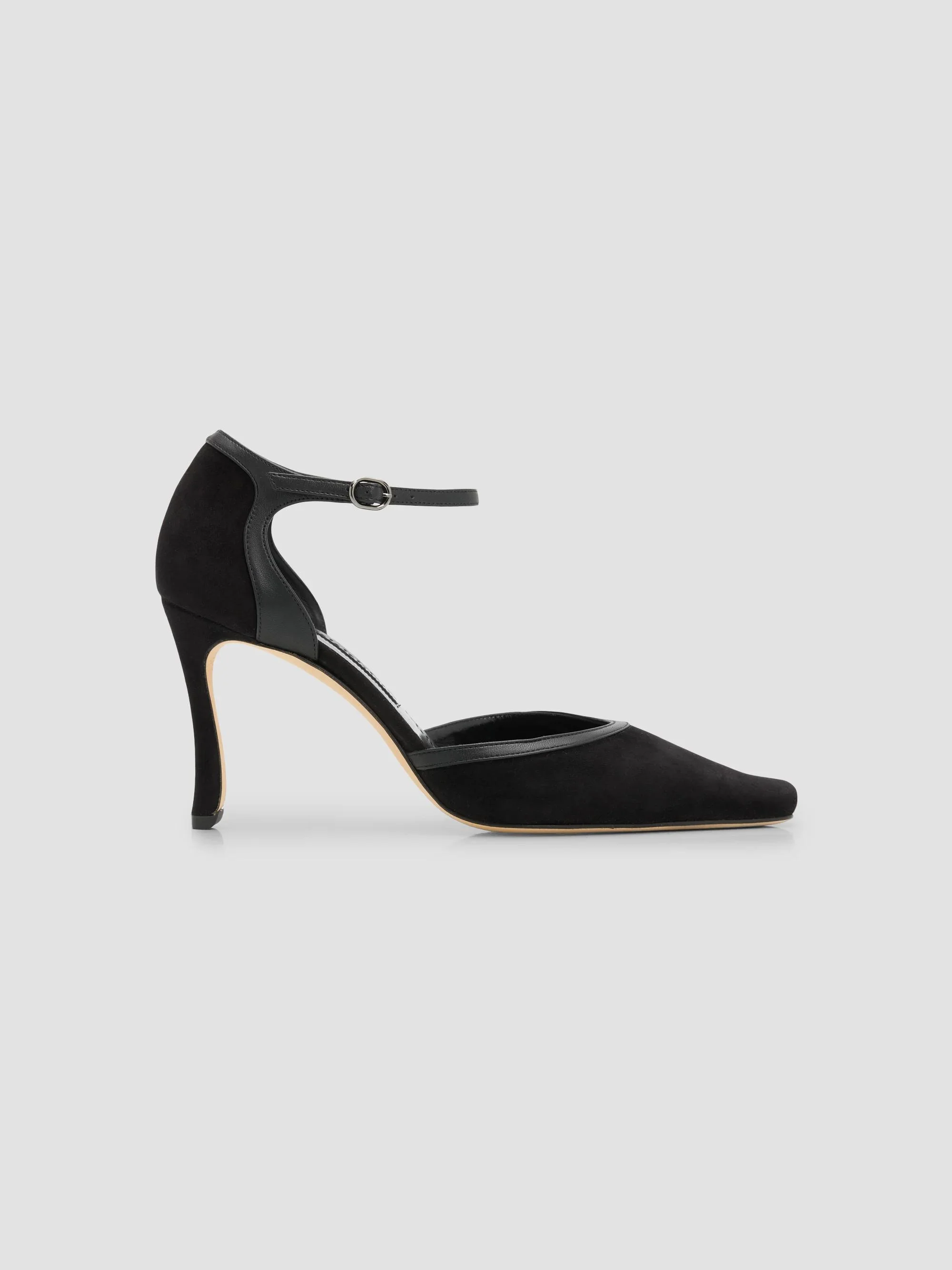 Women's Verdusan 90MM Suede Pumps - Black - 1