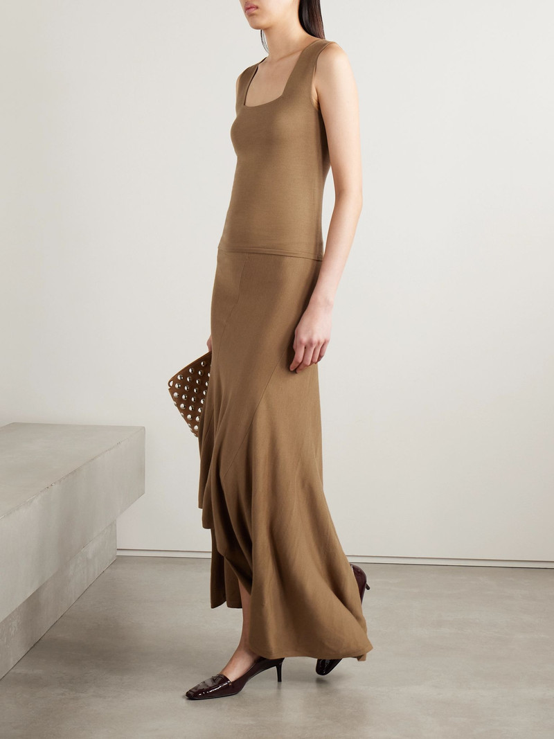 KHAITE Sani knitted tank Light brown outlook