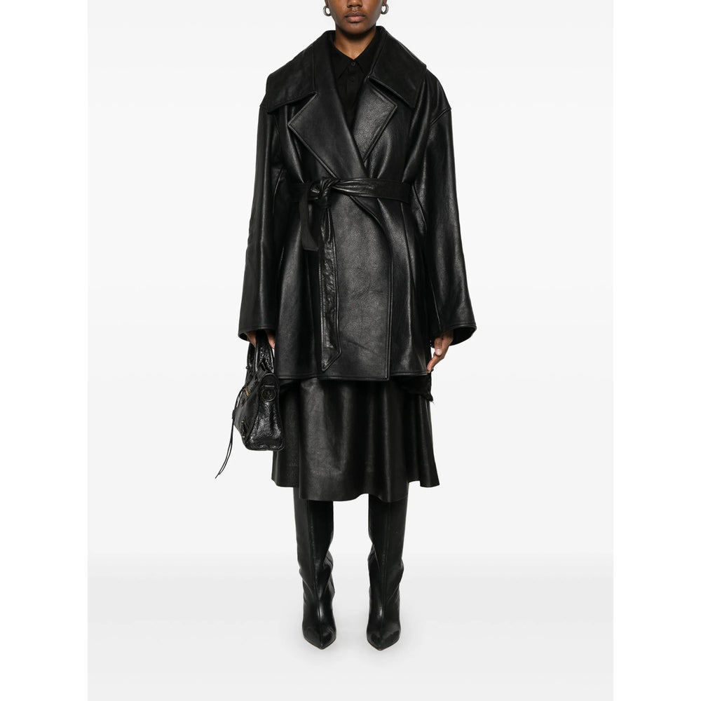 Balenciaga Black Jackets - Leather Jackets Women - 6