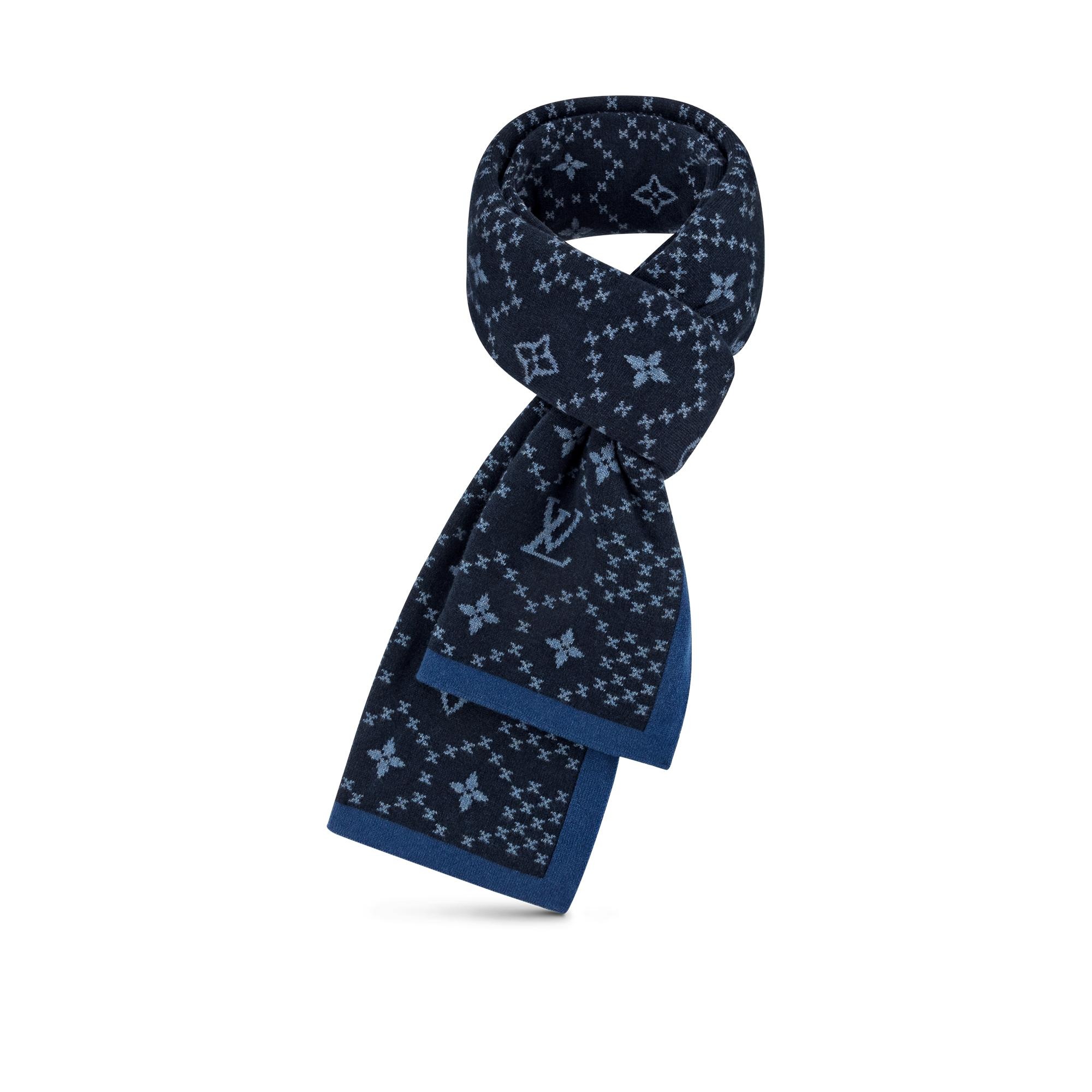 Monogram Flakes Knit Scarf - 3