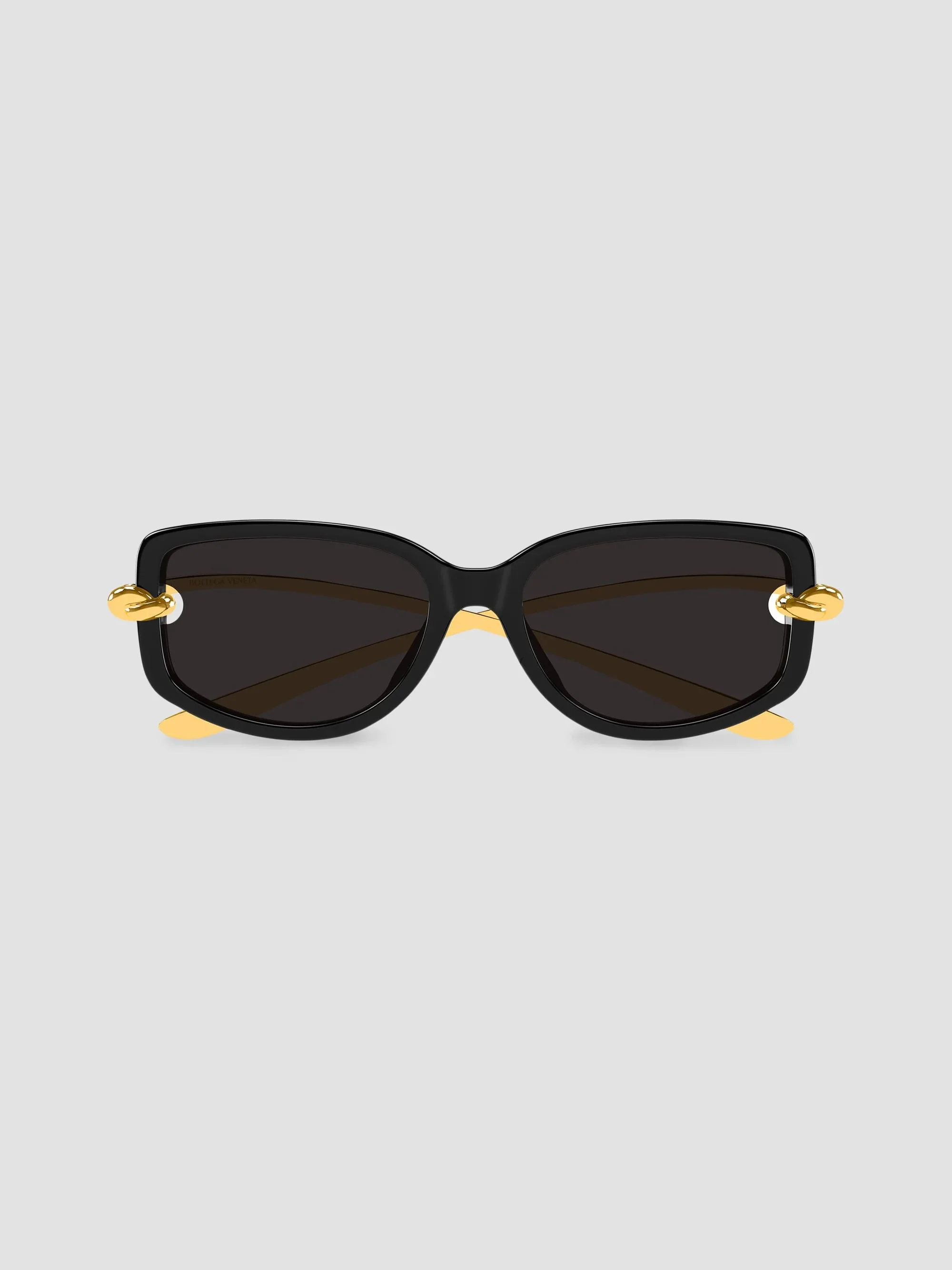 Women's Knot 59MM Rectangular Sunglasses - Black - 1