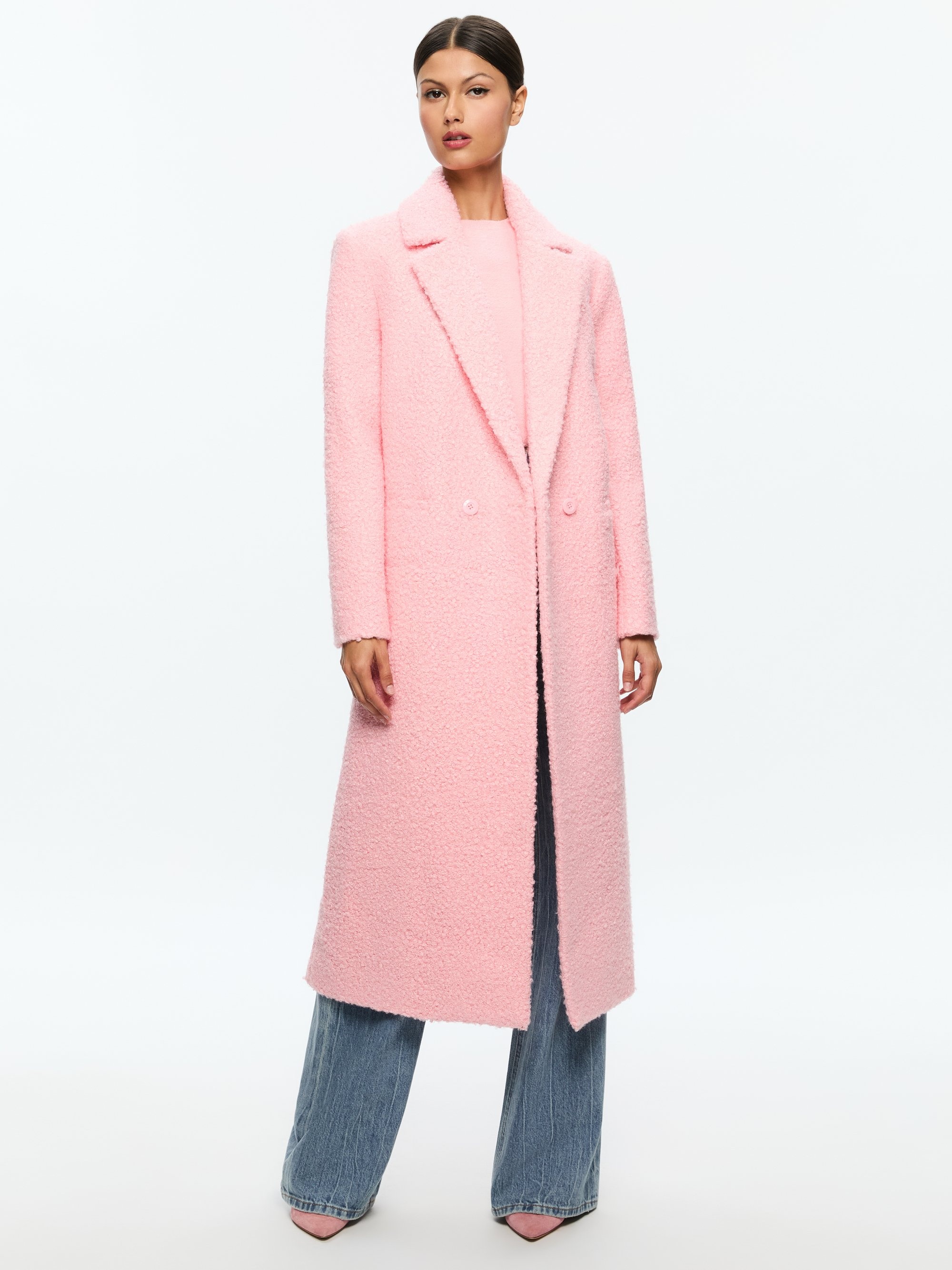 JIMMY OVERSIZED COAT WITH LONG LAPEL - 3