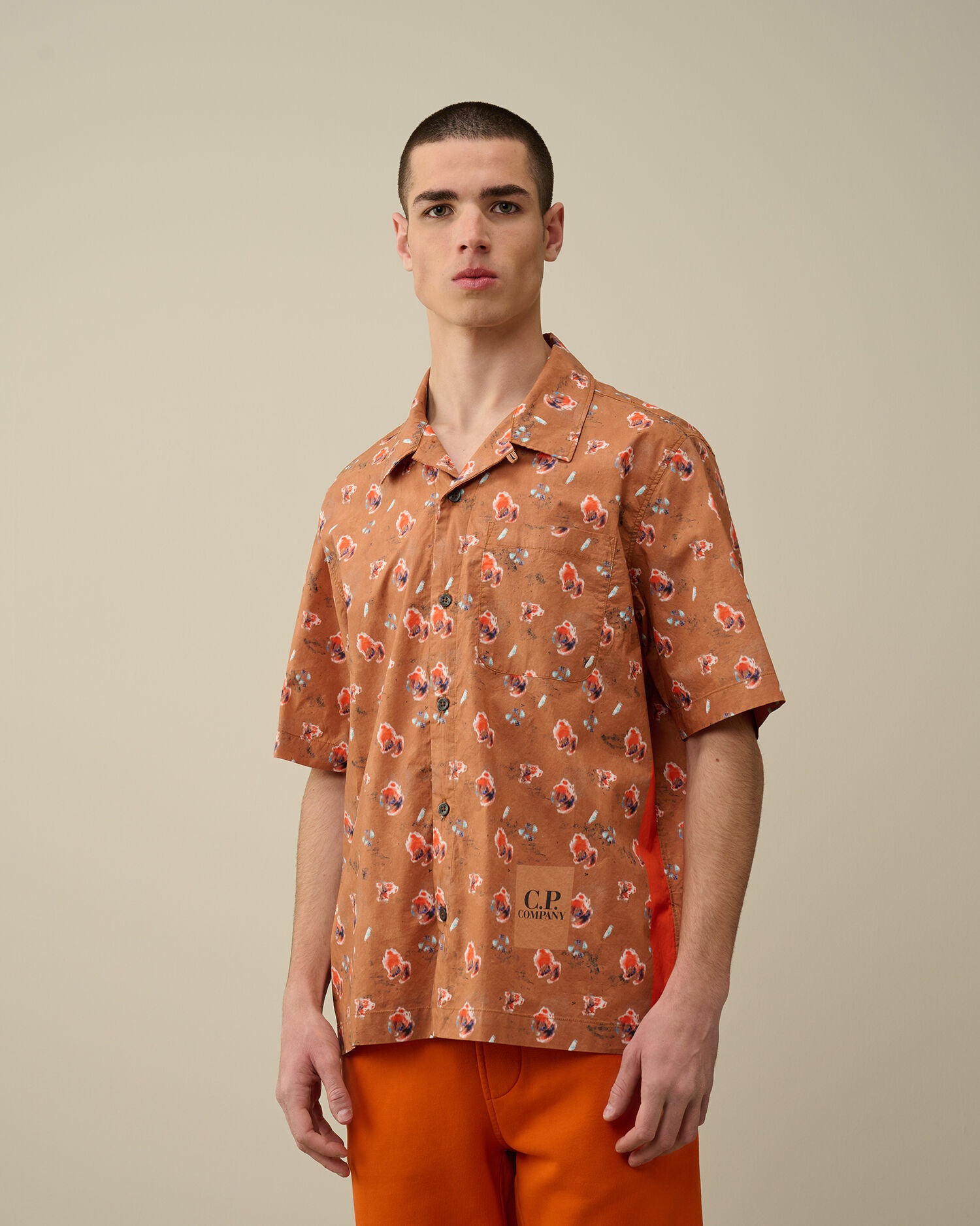 Popeline Sponged Print Shirt - 2