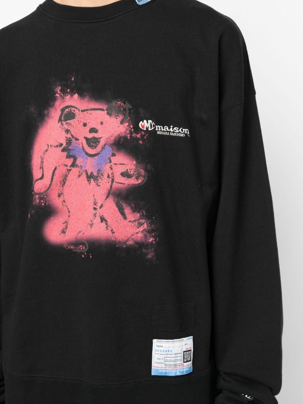 logo-embroidered cotton sweatshirt - 5