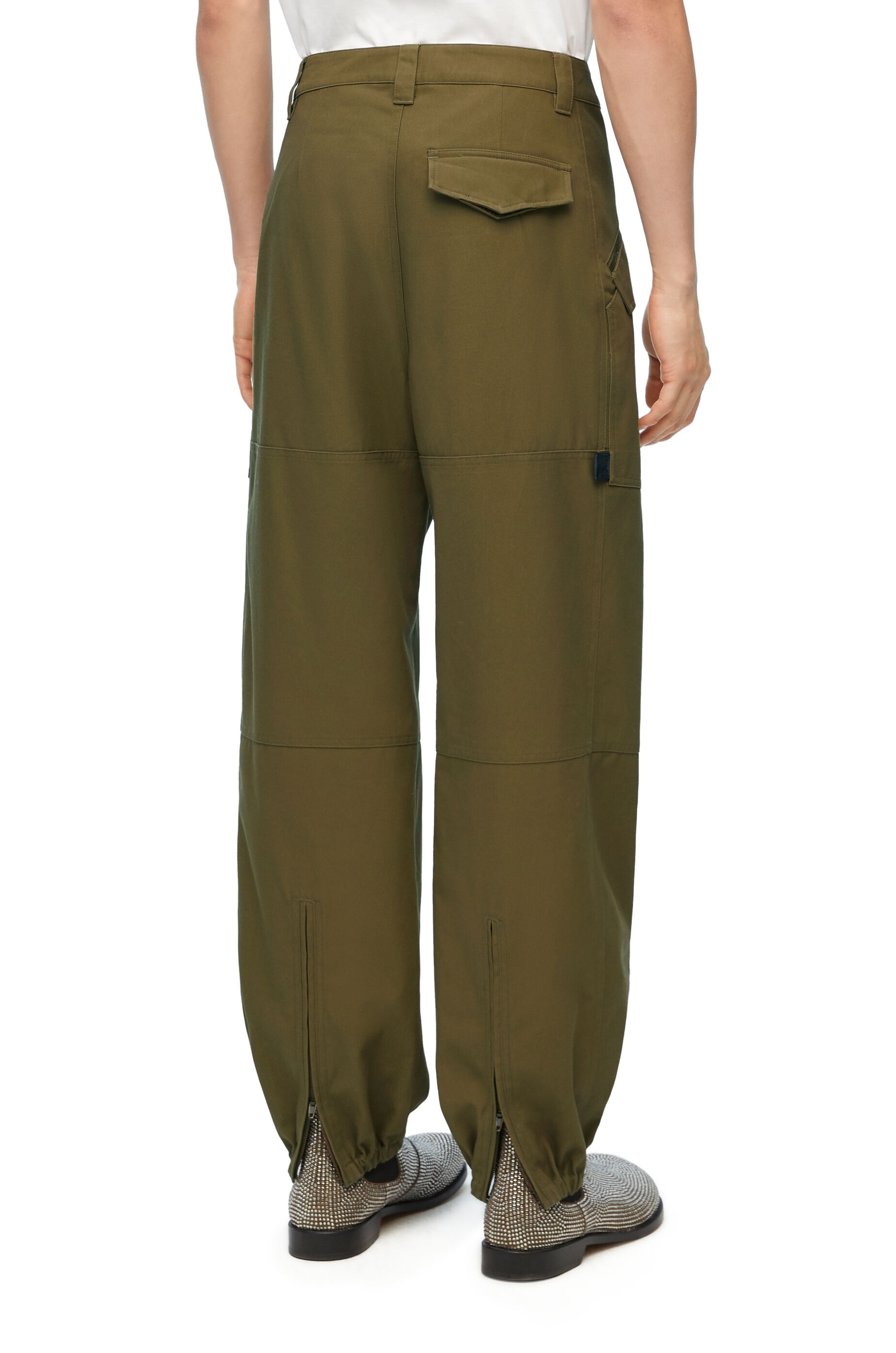 Cargo trousers in cotton - 4