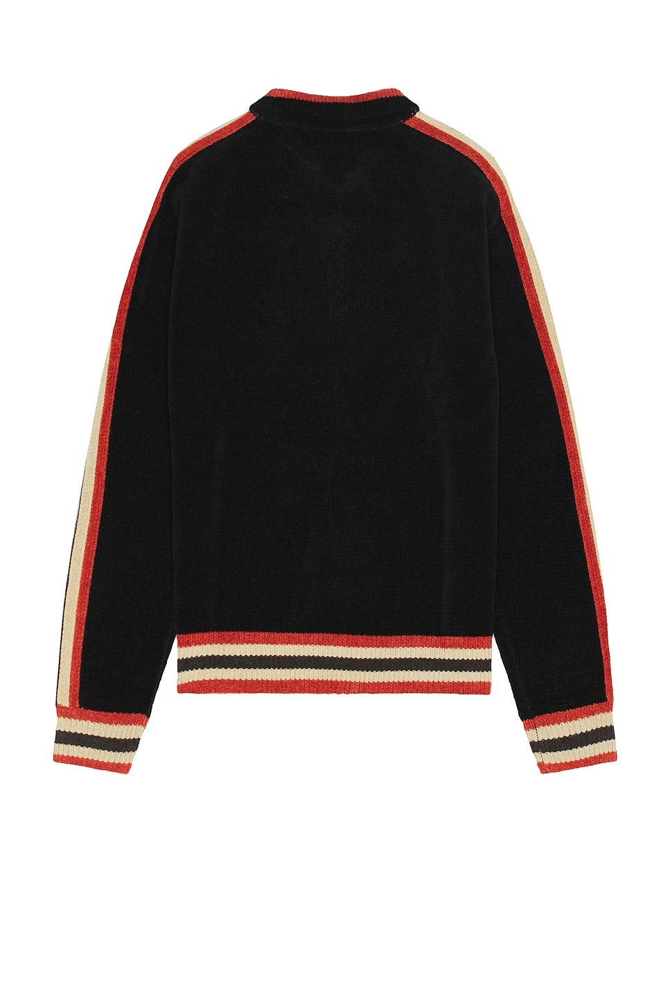 Striped Zip Cardigan - 2
