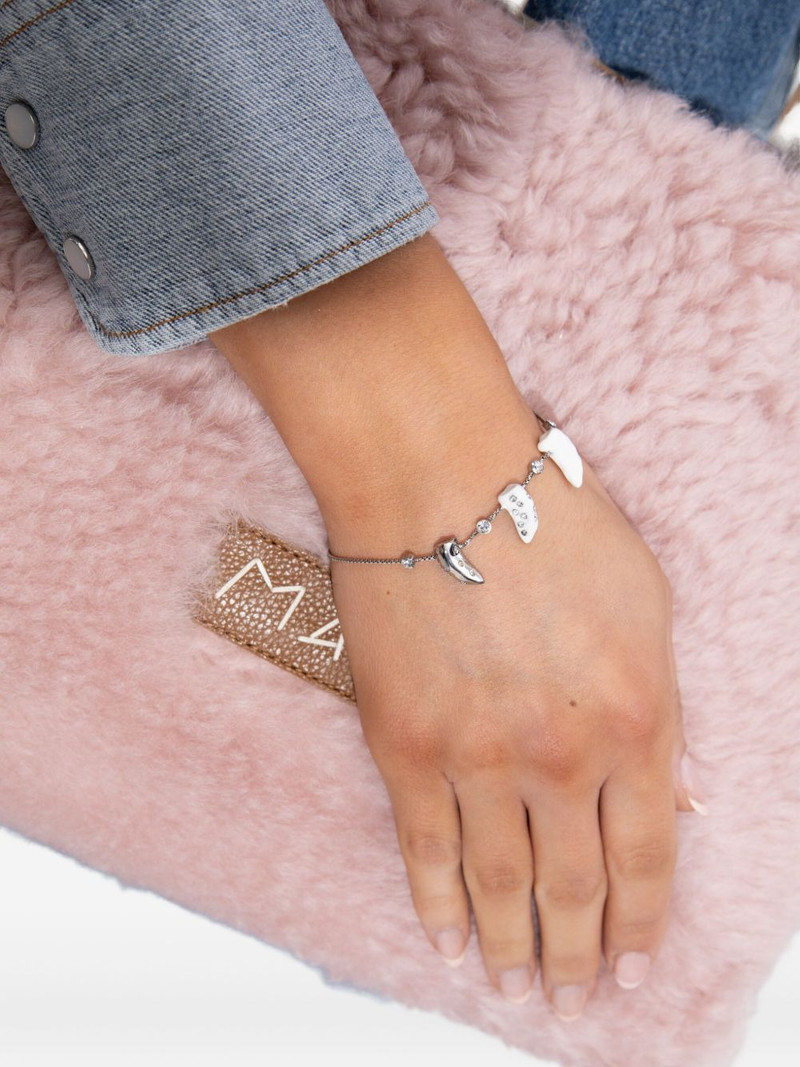 Marni crystal-embellished charm bracelet outlook
