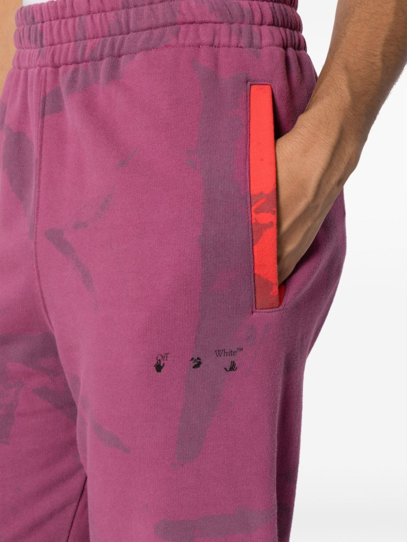abstract-print track pants 5