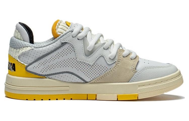 (WMNS) Li-Ning Wave Pro 'White Yellow' AECS094-1 - 2