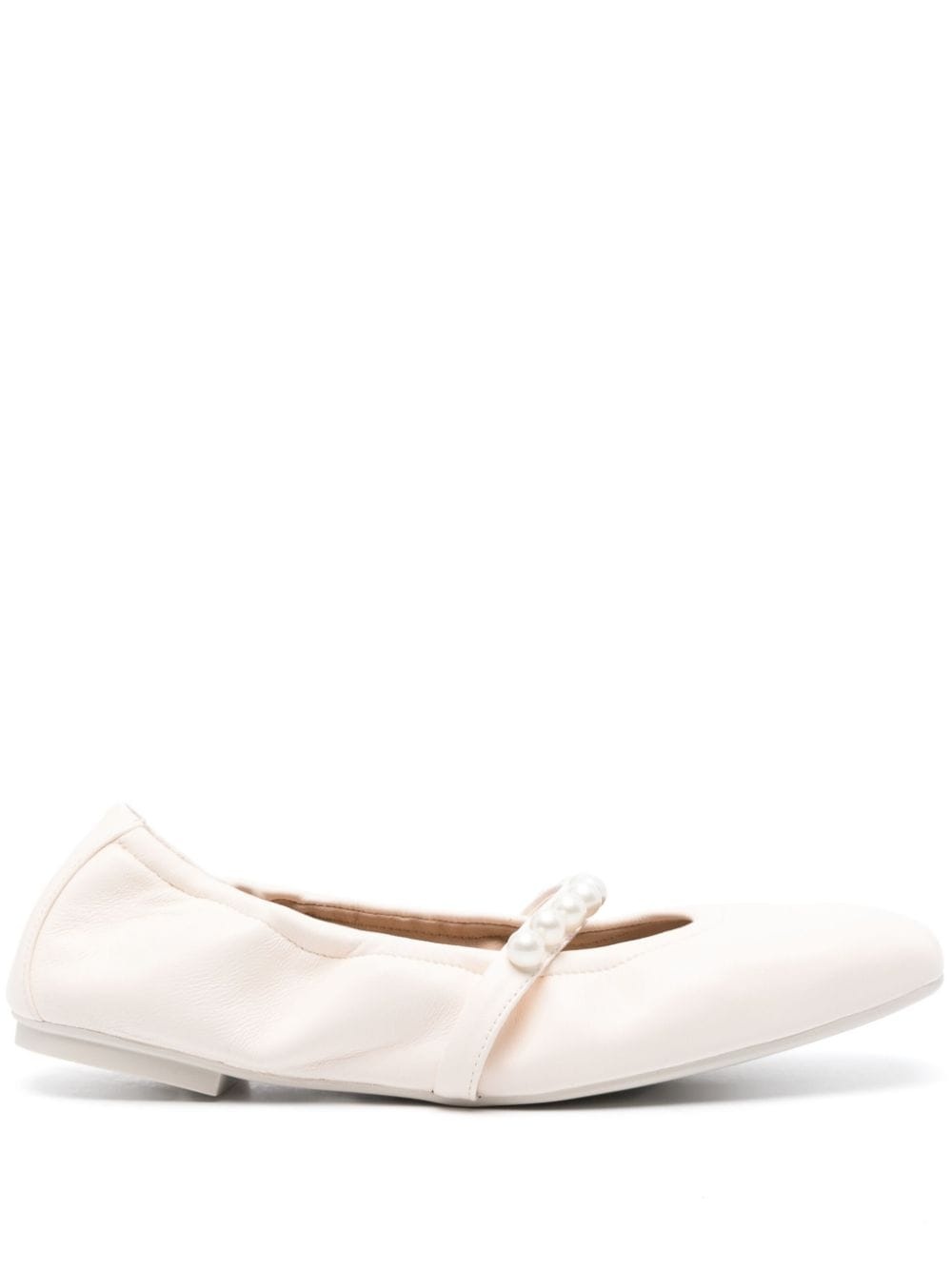 Goldie leather ballerina shoes - 1