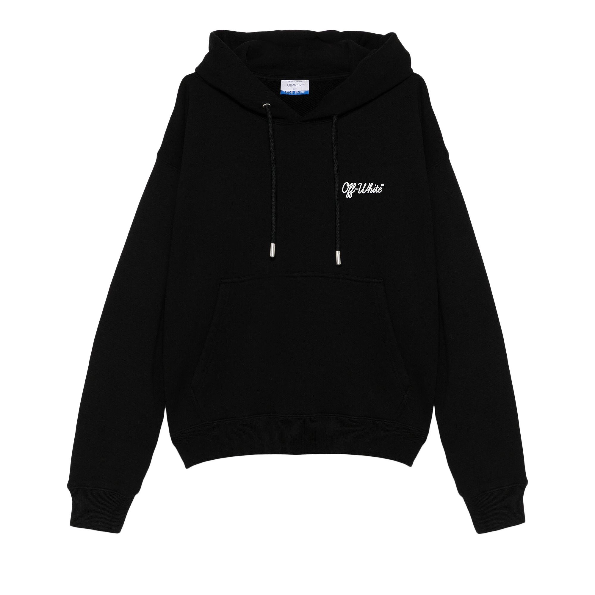 Off-White Script Skate Hoodie 'Black/White' - 1