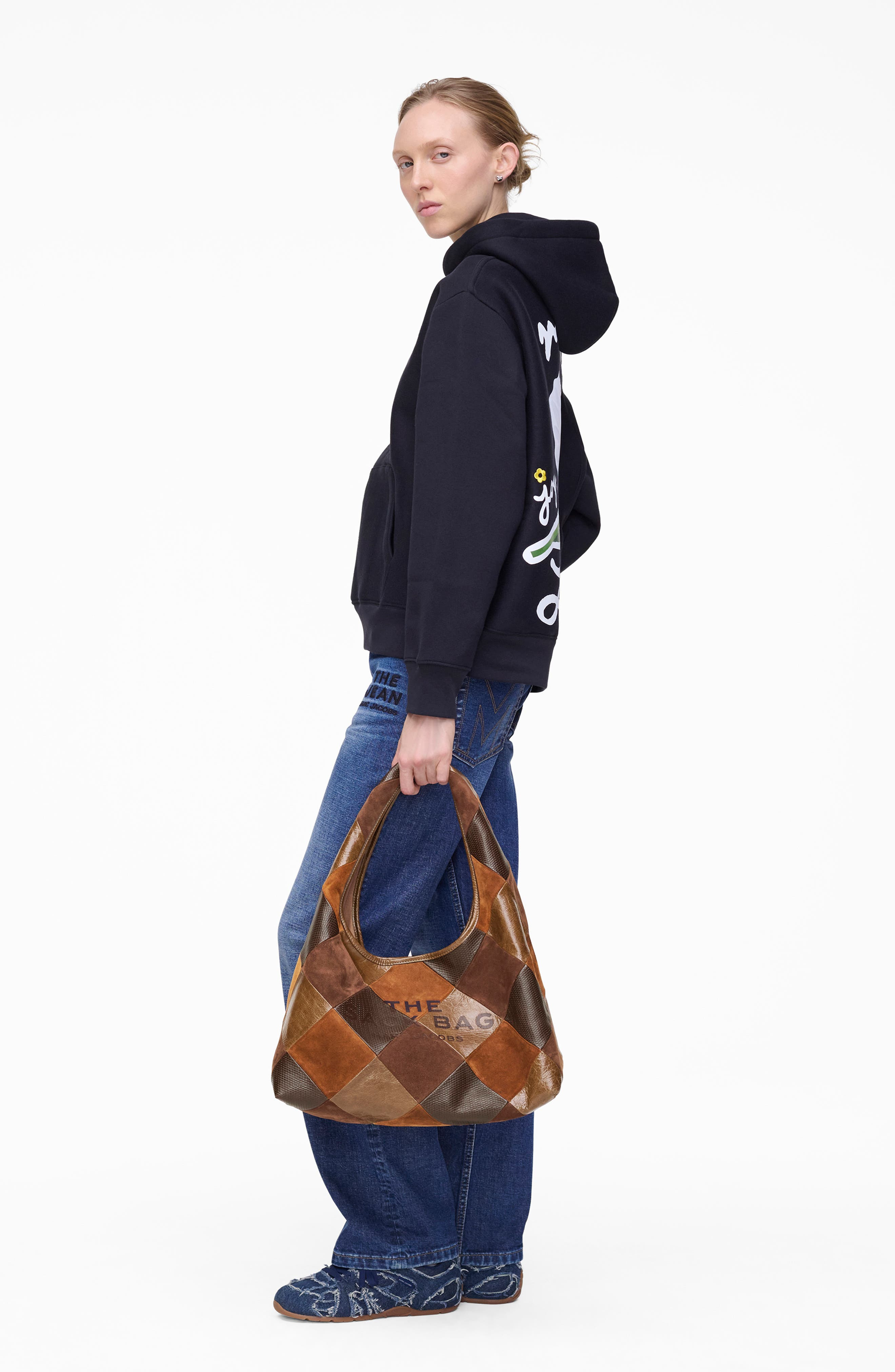 Marc Jacobs Marc Is Joy Daisy Graphic Hoodie in Black at Nordstrom - 7