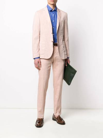 Canali long-sleeved plain shirt outlook