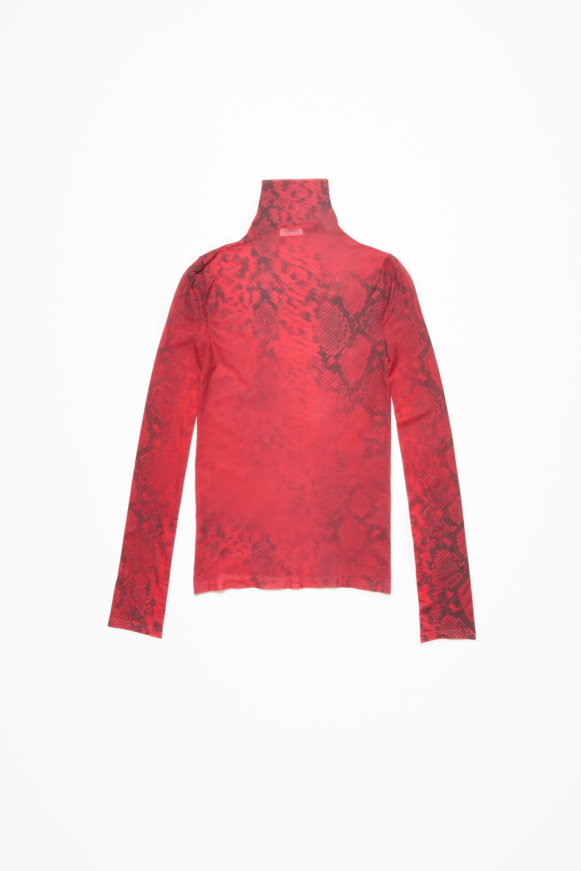 Printed seamless t-shirt - Red - 1
