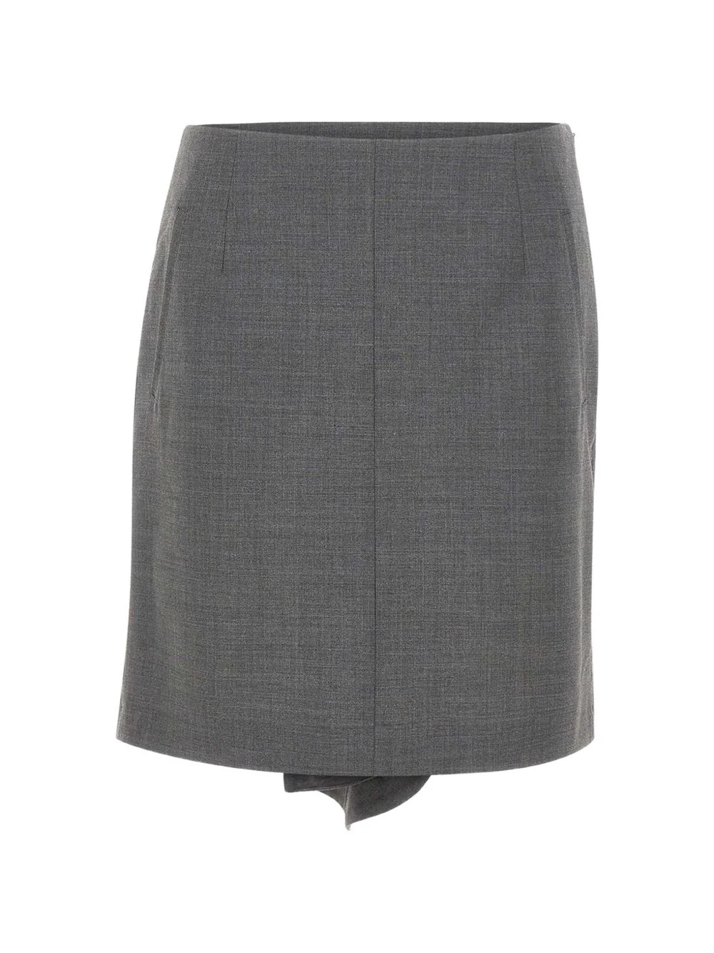 Grand Slip asymmetric-hem mini skirt - 1