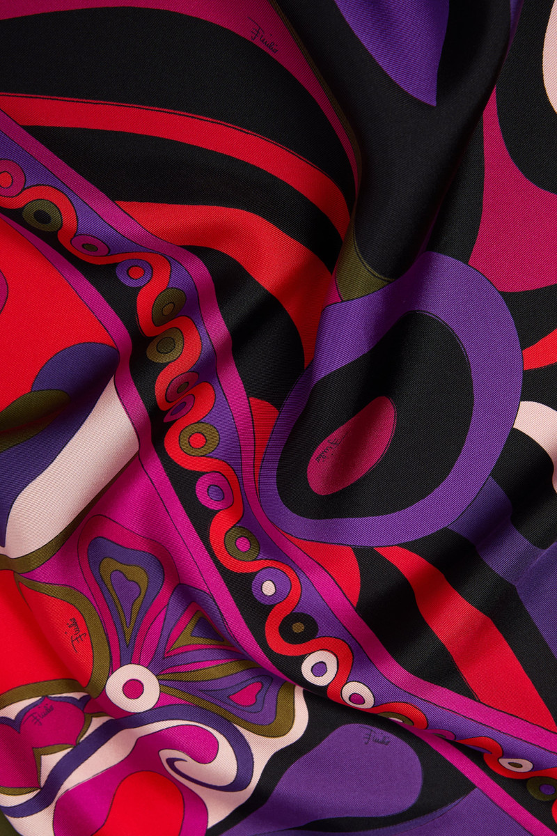MARMO AND ORCHIDEE PRINT CARRE 3