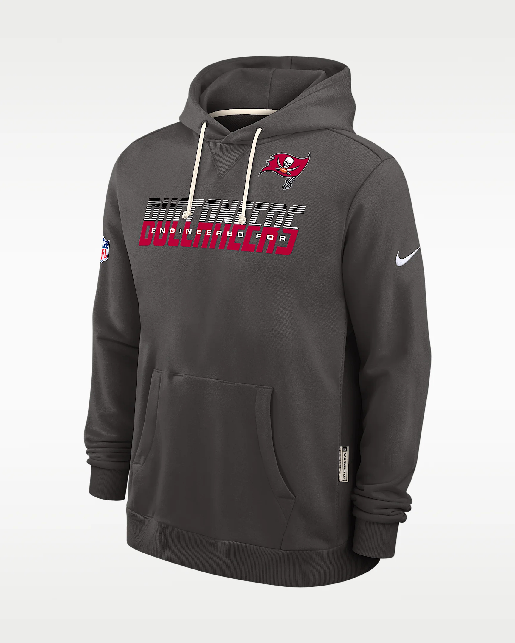 Tampa Bay Buccaneers Sideline Standard Issue Men's Nike Dri-FIT NFL Pullover Hoodie - 1