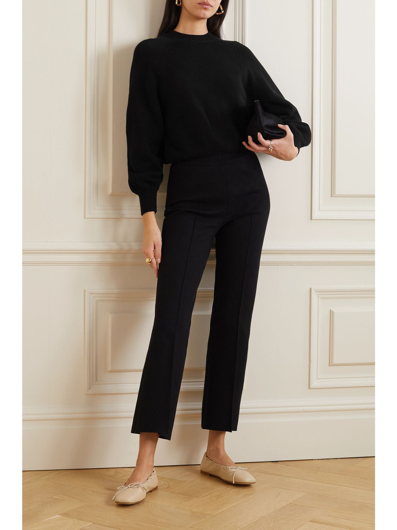 HIGH SPORT Lara cotton sweater Black outlook