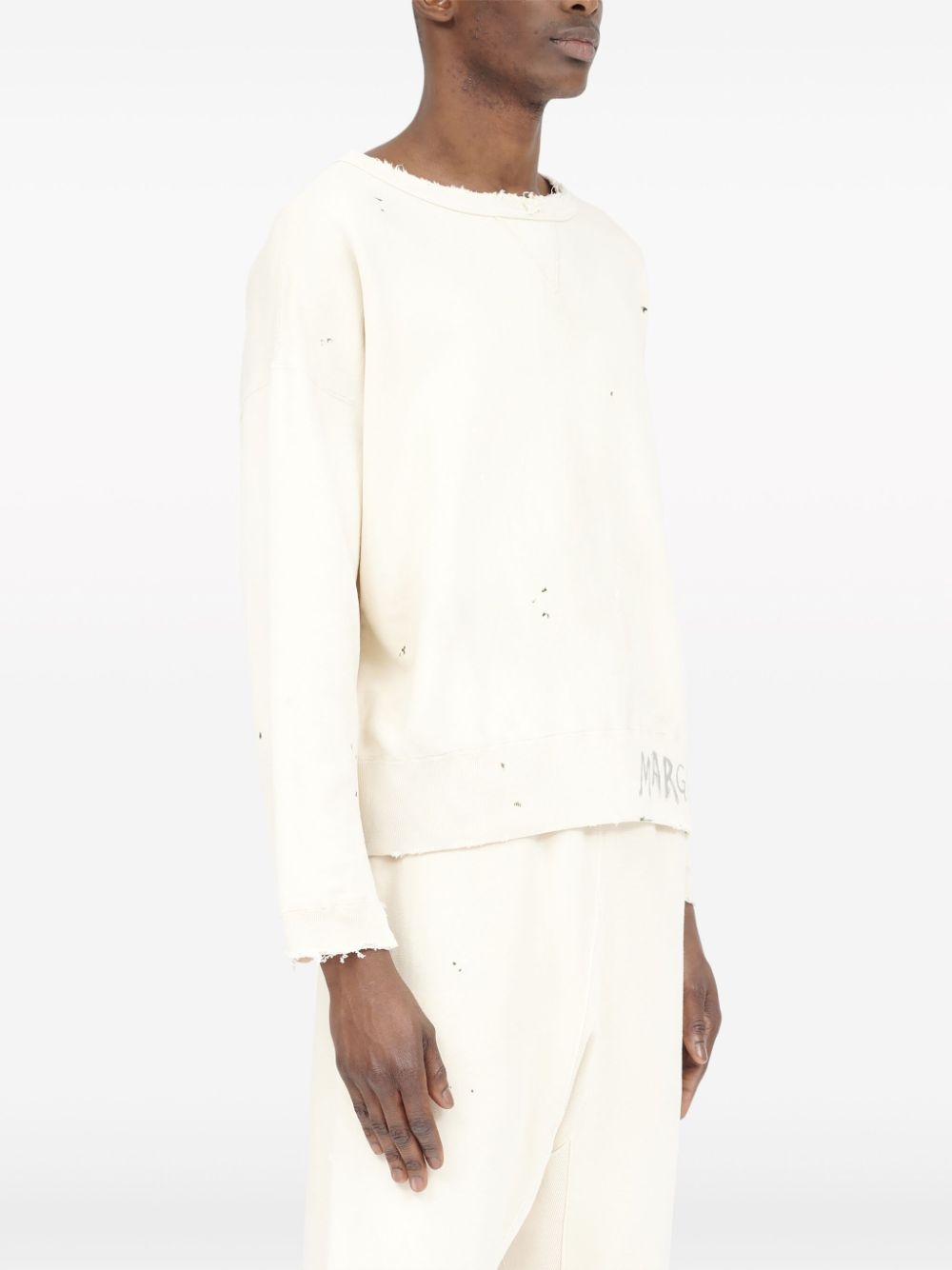 Handwritten cotton sweatshirt - 3