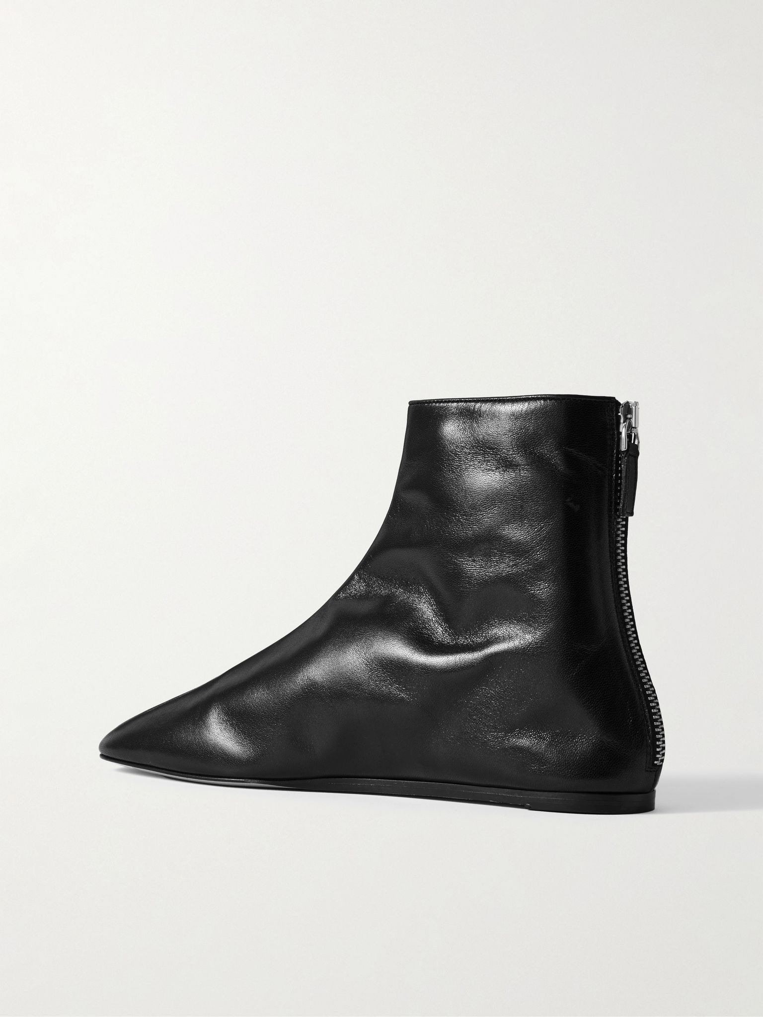 Luna leather ankle boots Black - 3