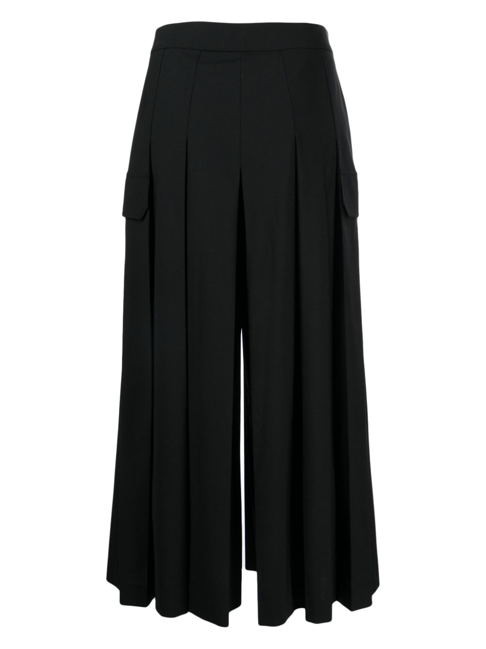 pleated palazzo trousers - 2