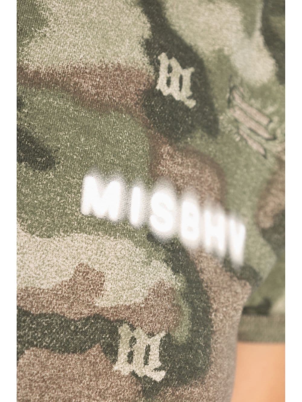 logo-print camo t-shirt - 5