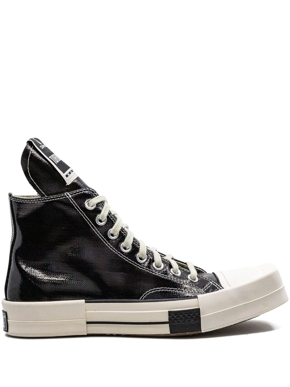 X Rick Owens DRKSHDW Tubodrk Chuck Taylor high-top sneakers - 1