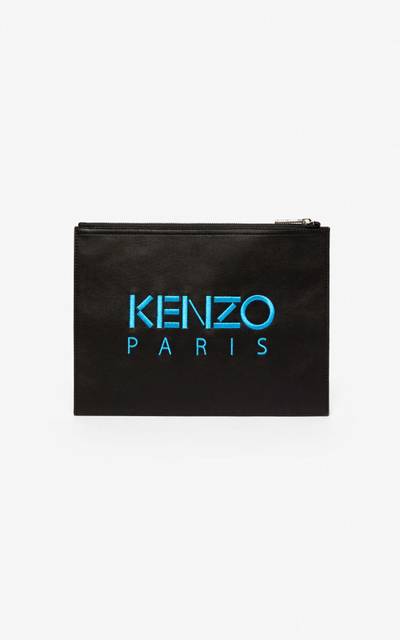 KENZO Tiger leather clutch outlook