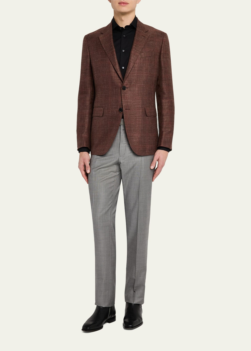 ZEGNA Men's Tonal Plaid Sport Coat outlook