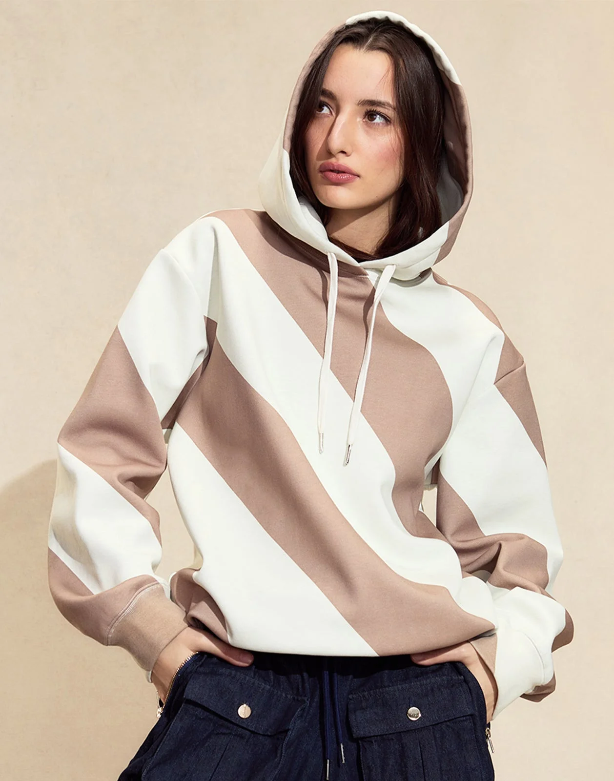 Drew Striped Hoodie - 1