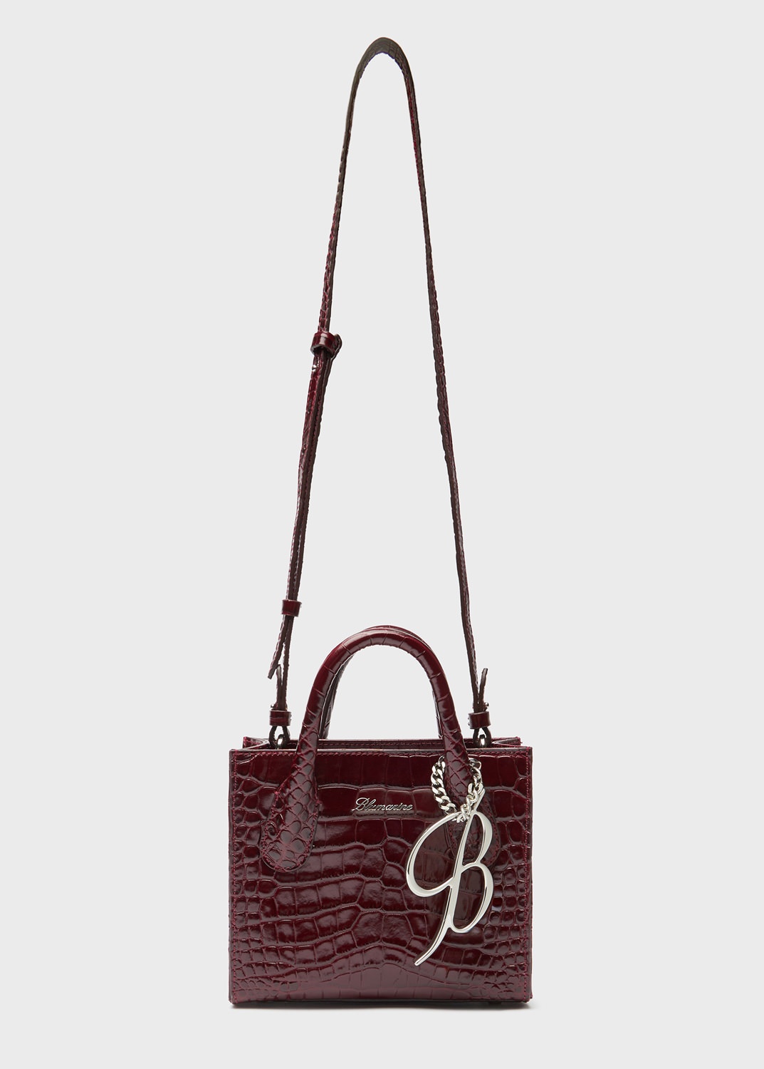 MINI HANDBAG IN CROCODILE-EFFECT PRINT LEATHER - 1