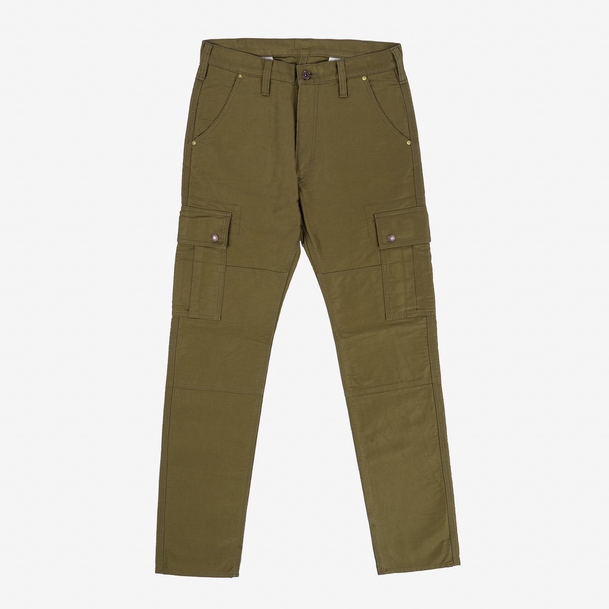 IHDR-502-KHA 12oz Cotton Whipcord Cargo Pants - Khaki - 1