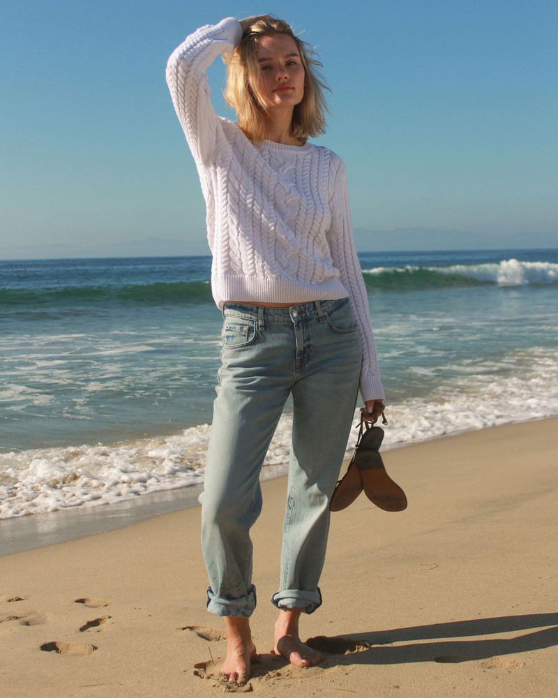 Splendid Annabella Cable Knit Sweater outlook