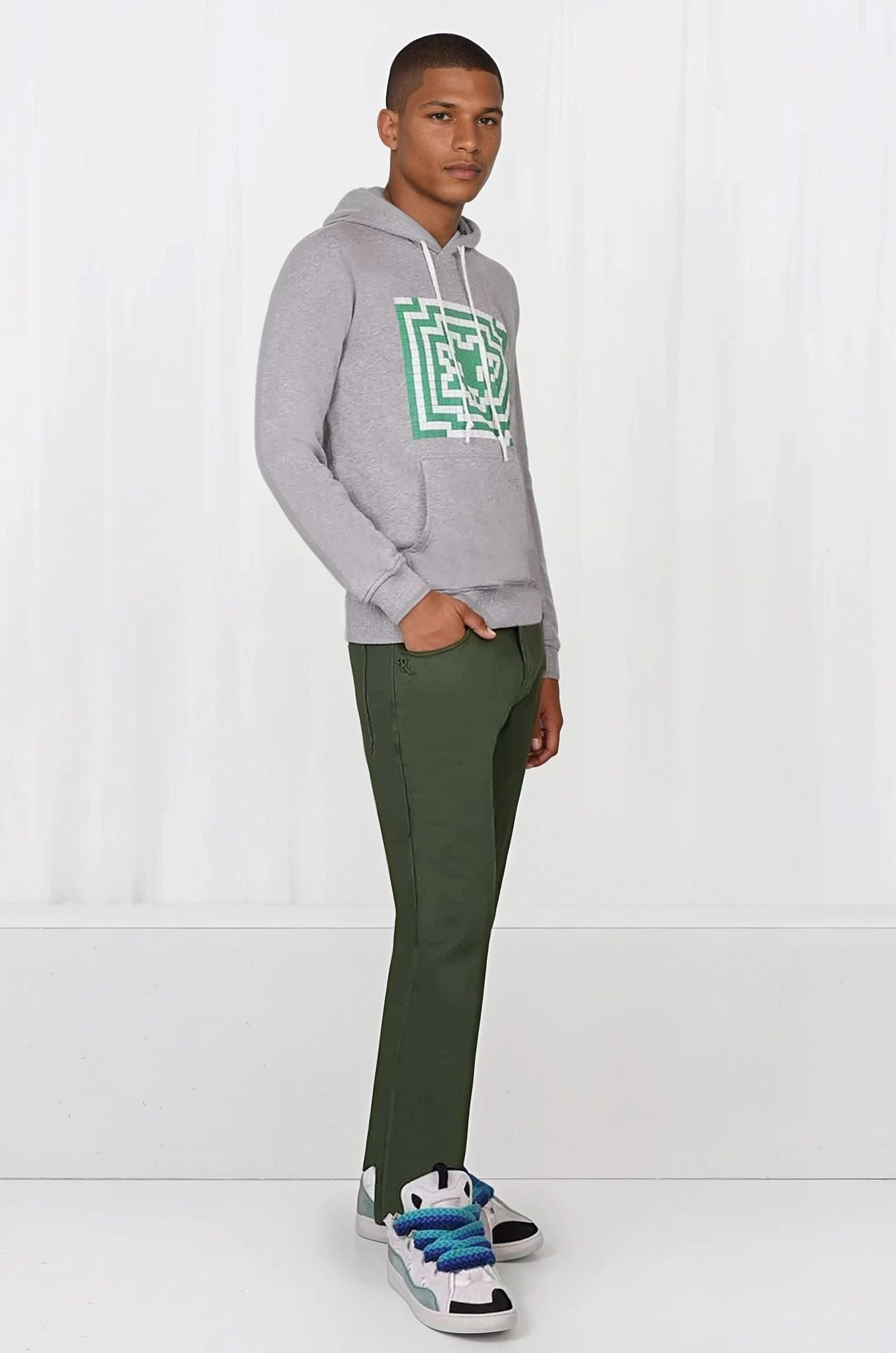 SLIM FIT DENIM WORKWEAR PANTS | KHAKI - 2