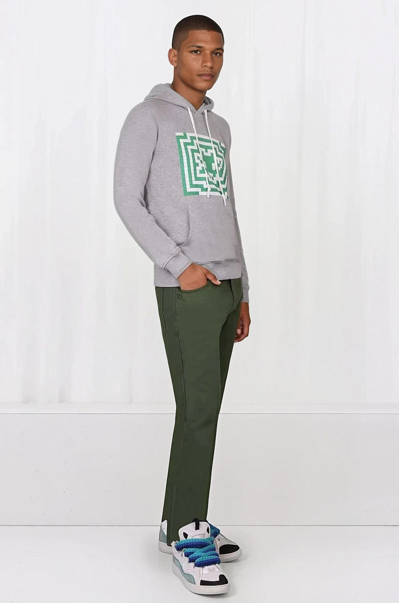 Raf Simons SLIM FIT DENIM WORKWEAR PANTS | KHAKI outlook