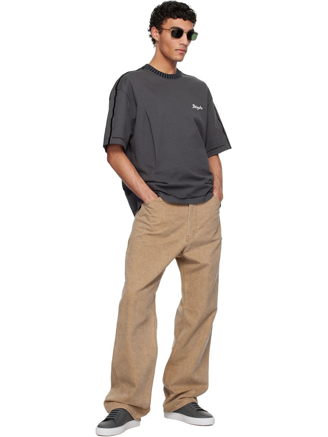 Gray Clean 90 Sneakers - 5