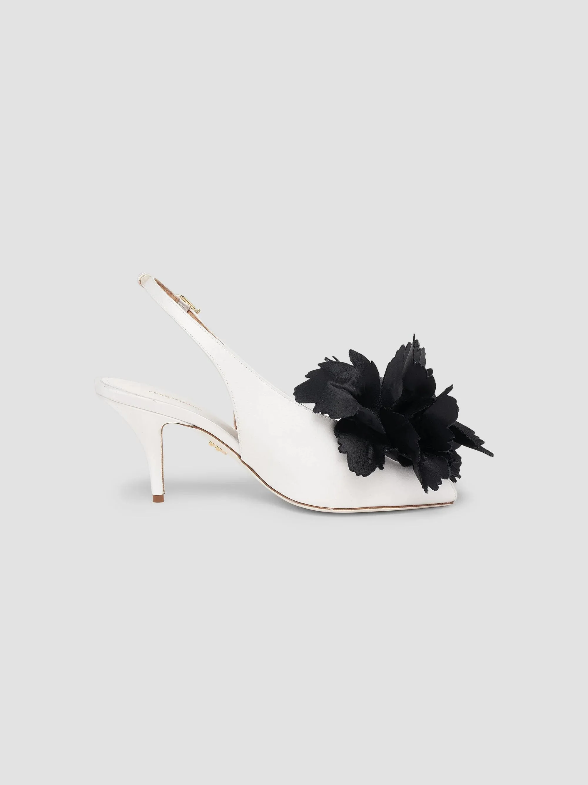 Women's Gema 70MM Floral Sandals - Cloud Bianco - 1
