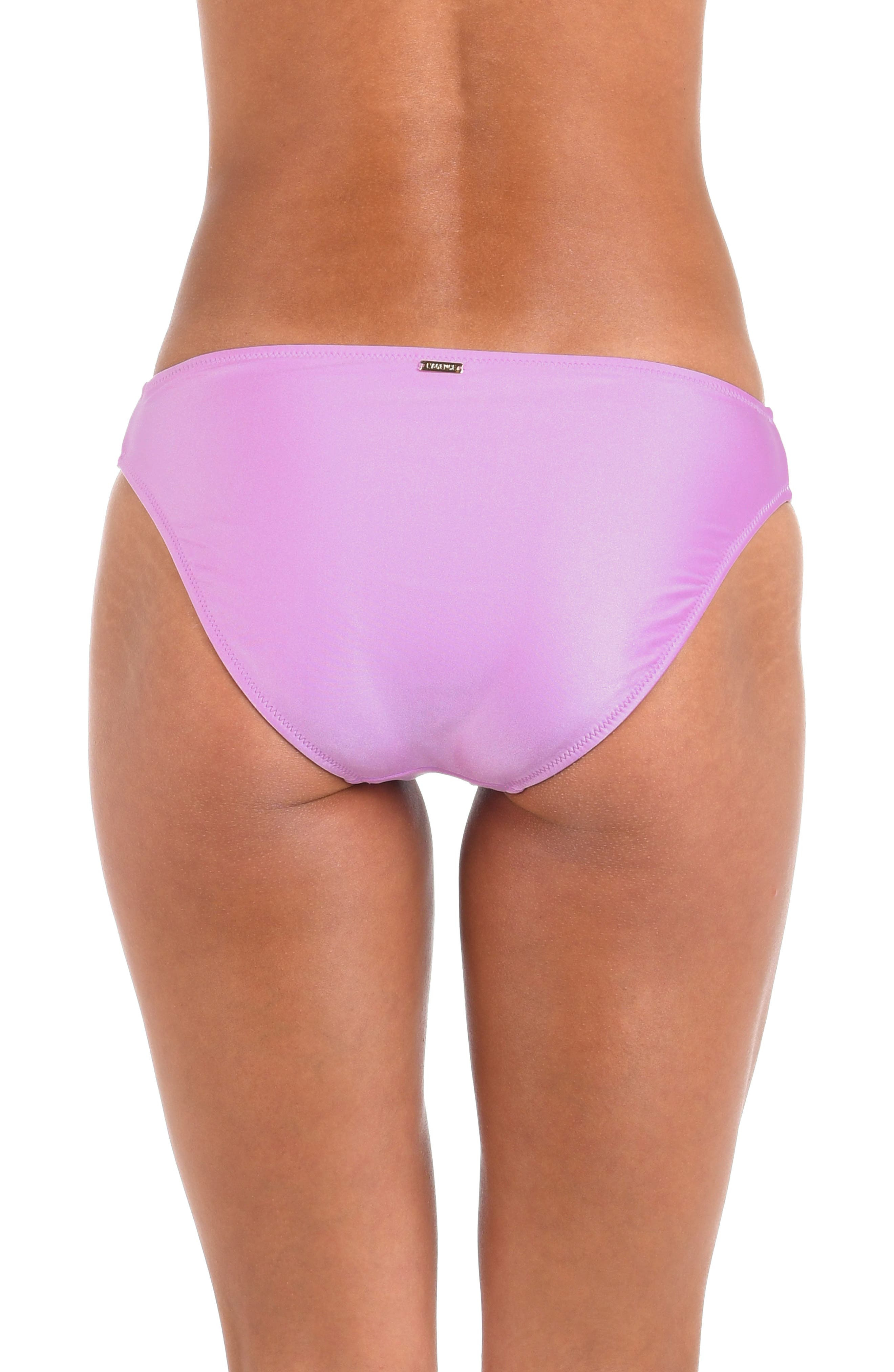 L'AGENCE Nicole Classic Bikini Bottoms in Light Violet at Nordstrom - 2