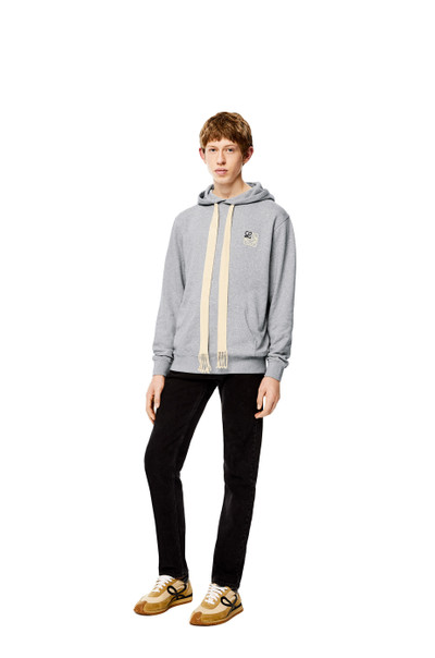 Loewe Anagram hoodie in cotton outlook