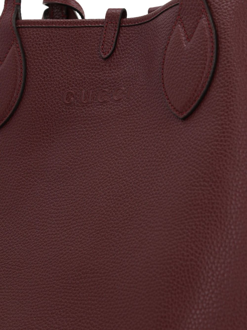 large Totissima reversible leather tote bag - 5