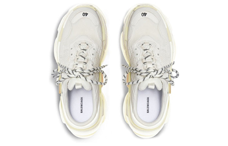 (WMNS) Balenciaga Triple S Mules 'White Double Foam and Mesh' 755686W3SM29097 - 4
