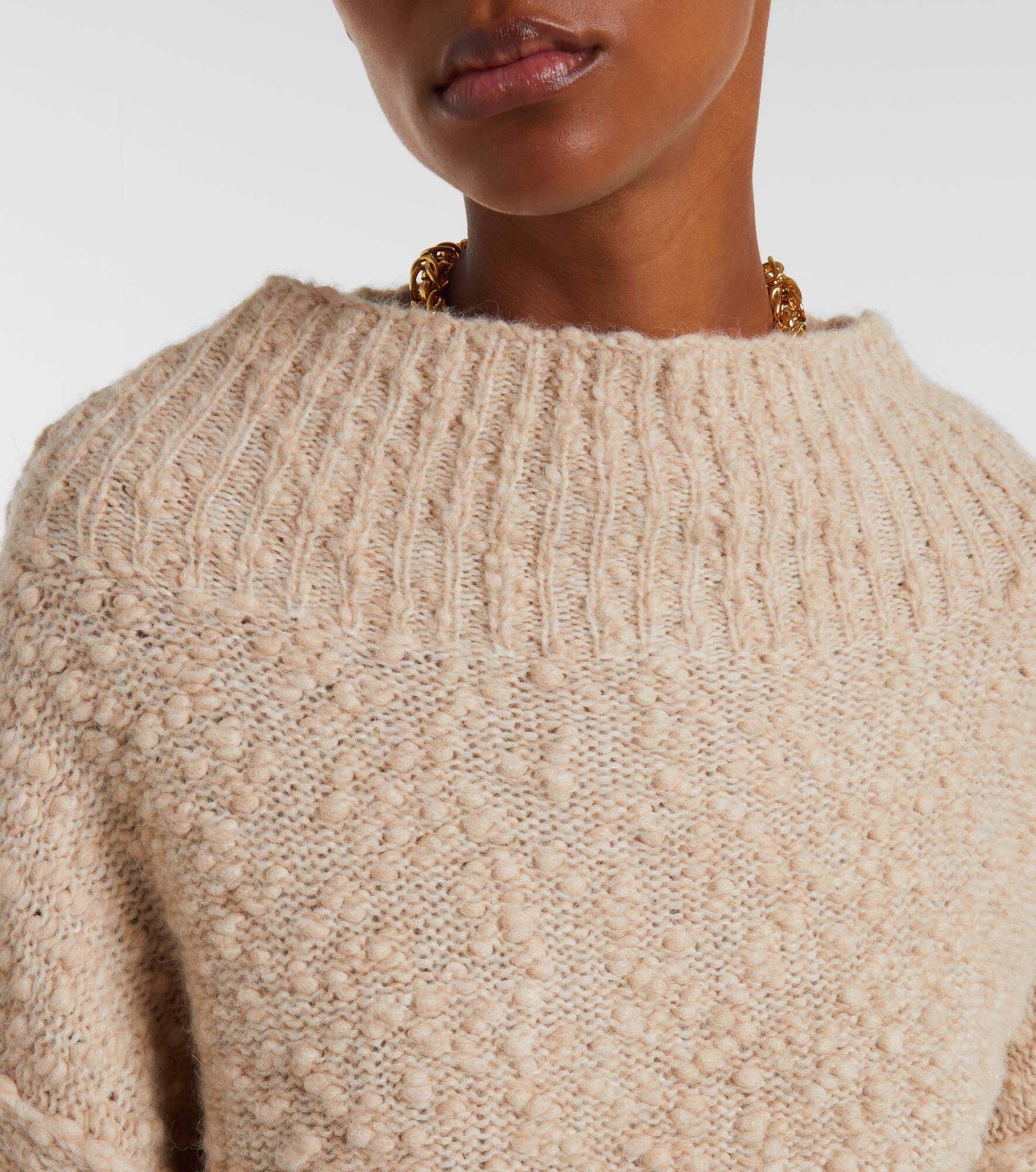 Eccelso alpaca and wool-blend sweater - 4